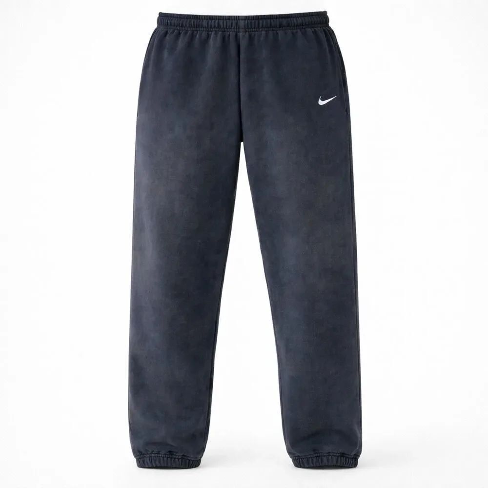 Vintage Nike Black Elasticized Pullstring Pocket Sweatpants XXL 2XL